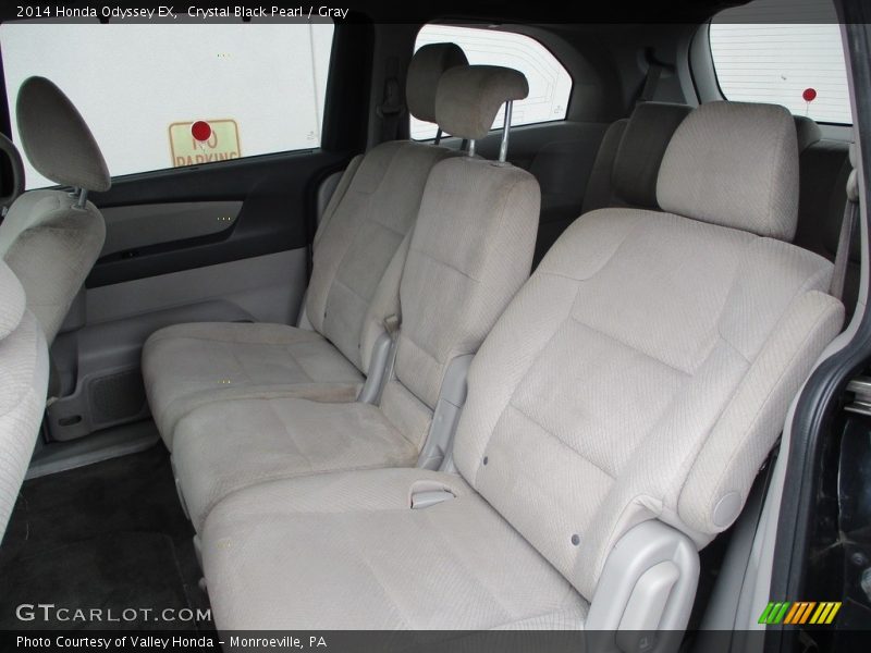 Crystal Black Pearl / Gray 2014 Honda Odyssey EX