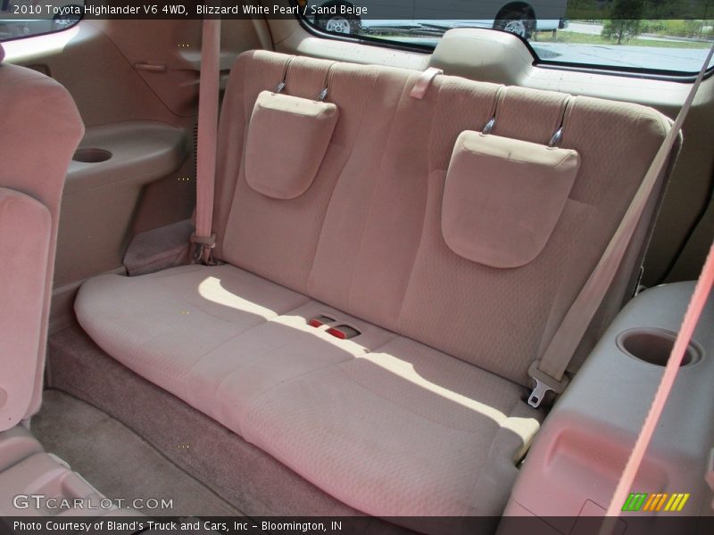 Blizzard White Pearl / Sand Beige 2010 Toyota Highlander V6 4WD