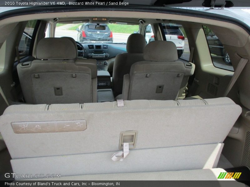 Blizzard White Pearl / Sand Beige 2010 Toyota Highlander V6 4WD