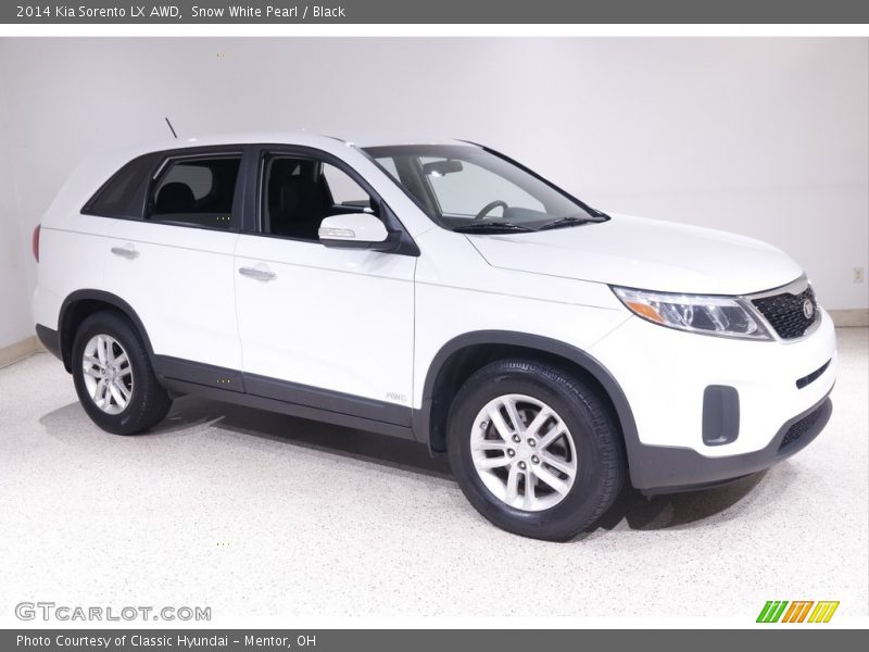 Snow White Pearl / Black 2014 Kia Sorento LX AWD