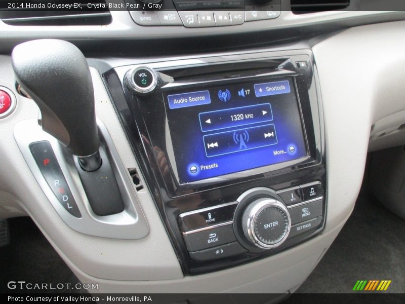 Crystal Black Pearl / Gray 2014 Honda Odyssey EX