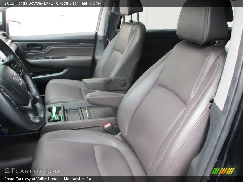 Crystal Black Pearl / Gray 2018 Honda Odyssey EX-L