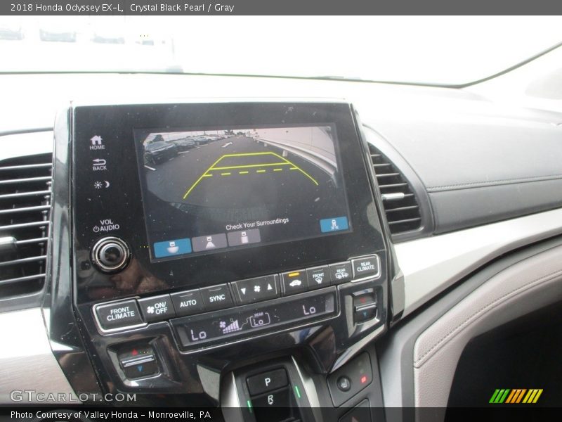 Crystal Black Pearl / Gray 2018 Honda Odyssey EX-L