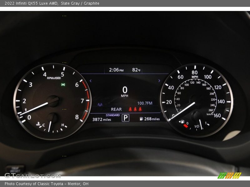  2022 QX55 Luxe AWD Luxe AWD Gauges