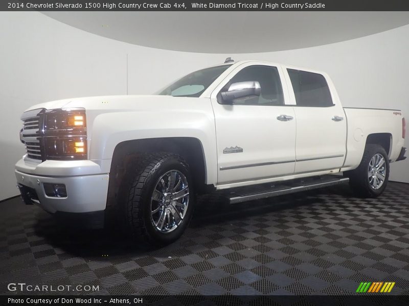 White Diamond Tricoat / High Country Saddle 2014 Chevrolet Silverado 1500 High Country Crew Cab 4x4