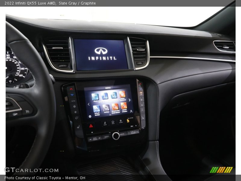Slate Gray / Graphite 2022 Infiniti QX55 Luxe AWD