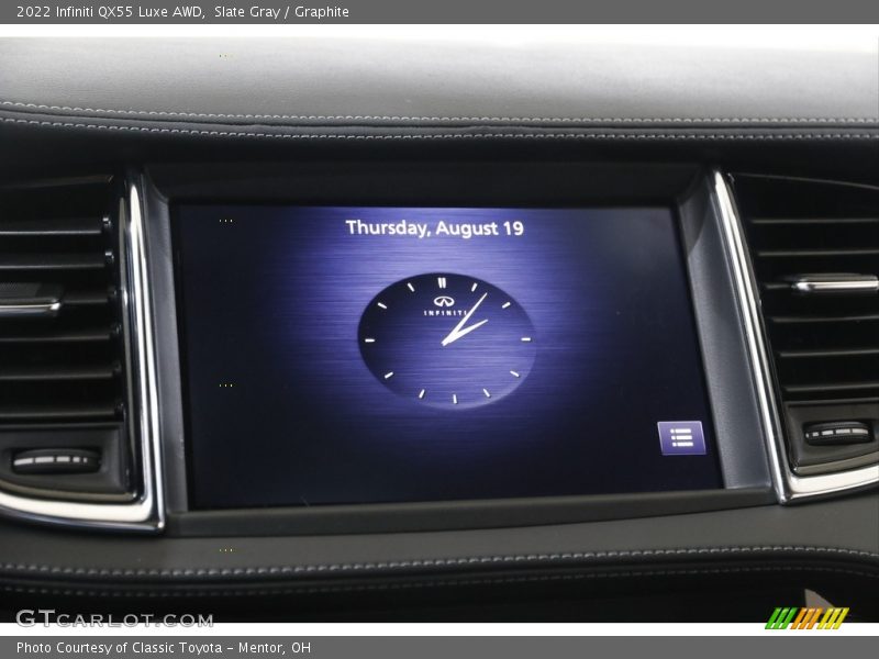 Slate Gray / Graphite 2022 Infiniti QX55 Luxe AWD