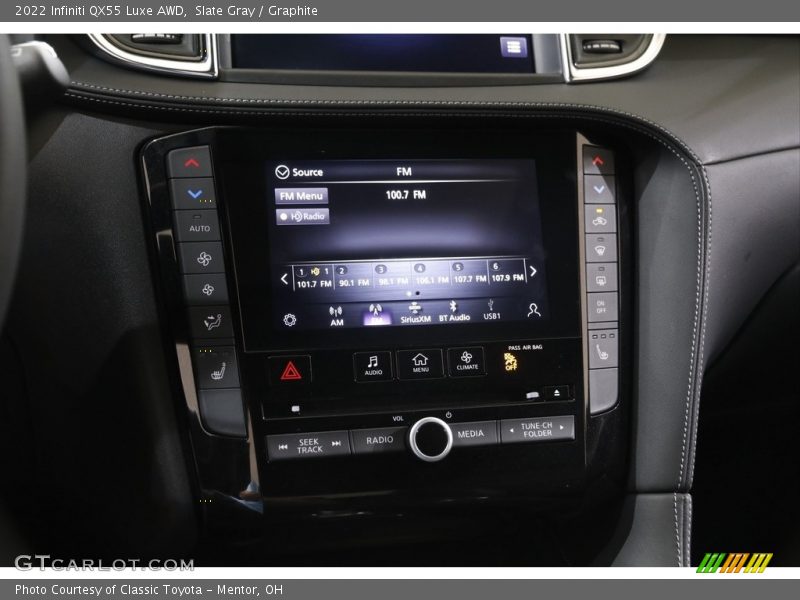 Controls of 2022 QX55 Luxe AWD