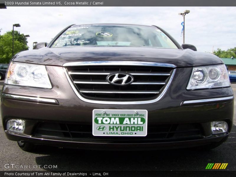 Cocoa Metallic / Camel 2009 Hyundai Sonata Limited V6