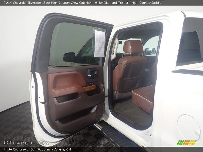 White Diamond Tricoat / High Country Saddle 2014 Chevrolet Silverado 1500 High Country Crew Cab 4x4