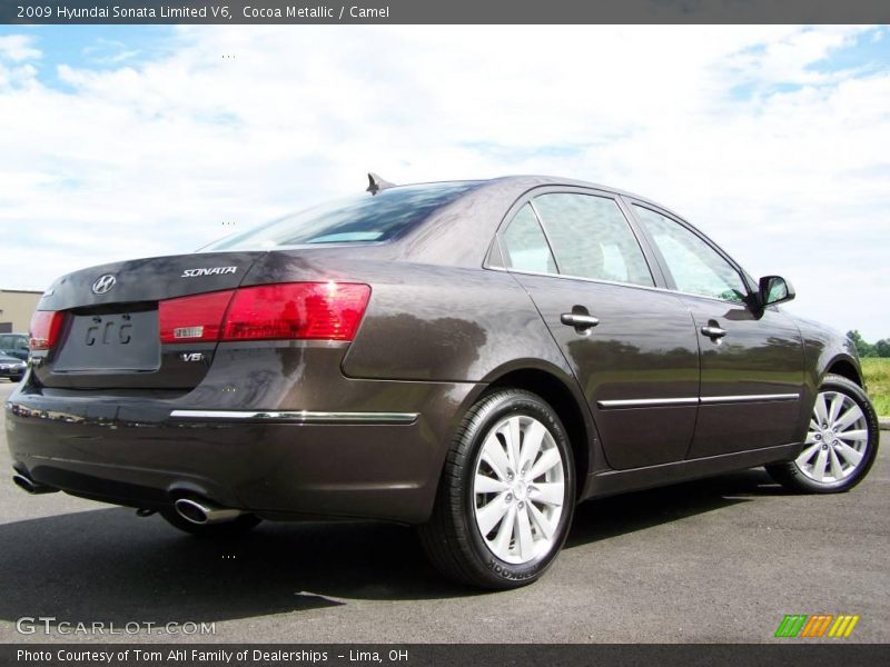 Cocoa Metallic / Camel 2009 Hyundai Sonata Limited V6