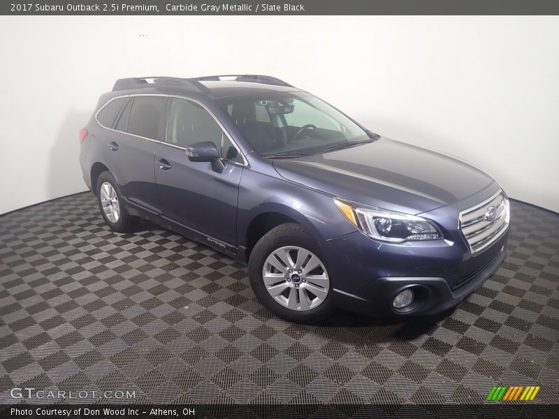 Carbide Gray Metallic / Slate Black 2017 Subaru Outback 2.5i Premium