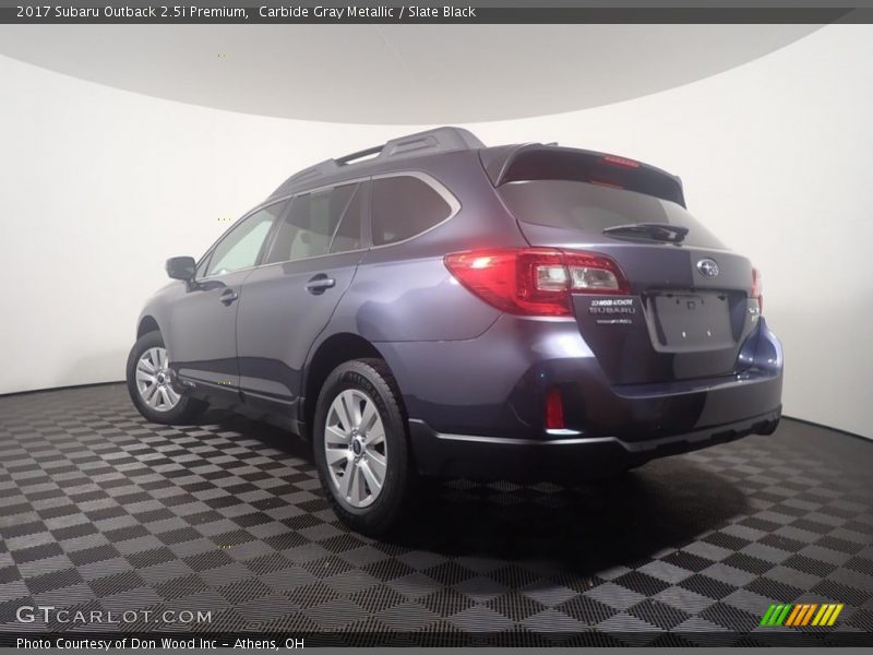 Carbide Gray Metallic / Slate Black 2017 Subaru Outback 2.5i Premium
