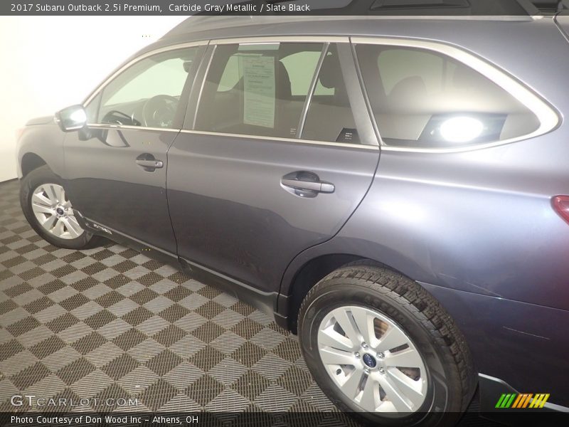 Carbide Gray Metallic / Slate Black 2017 Subaru Outback 2.5i Premium
