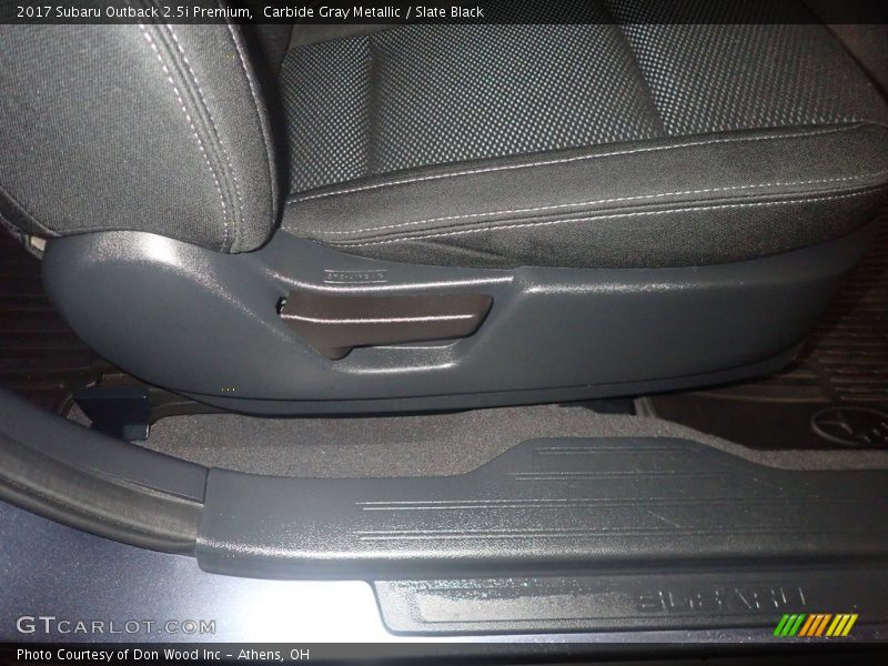 Carbide Gray Metallic / Slate Black 2017 Subaru Outback 2.5i Premium