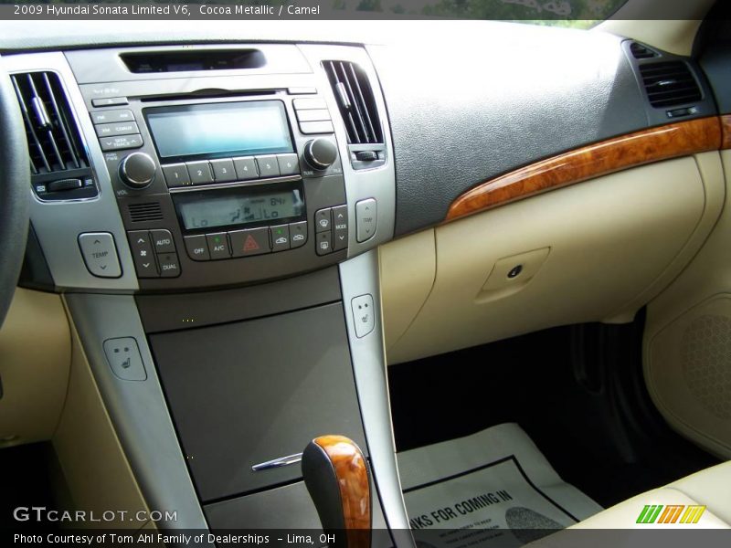 Cocoa Metallic / Camel 2009 Hyundai Sonata Limited V6