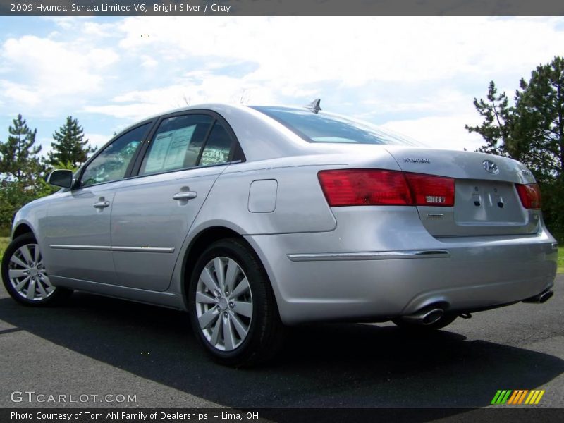 Bright Silver / Gray 2009 Hyundai Sonata Limited V6
