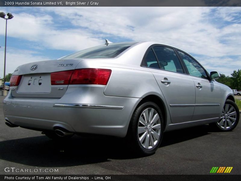 Bright Silver / Gray 2009 Hyundai Sonata Limited V6