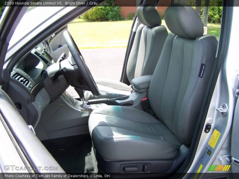 Bright Silver / Gray 2009 Hyundai Sonata Limited V6