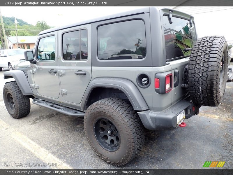 Sting-Gray / Black 2019 Jeep Wrangler Unlimited Sport 4x4