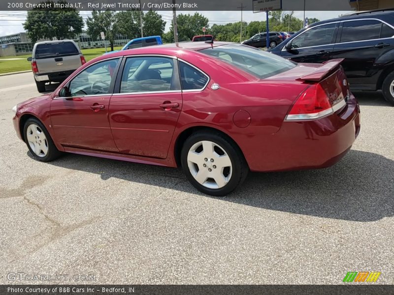 Red Jewel Tintcoat / Gray/Ebony Black 2008 Chevrolet Impala LT