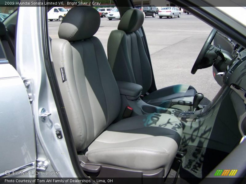 Bright Silver / Gray 2009 Hyundai Sonata Limited V6