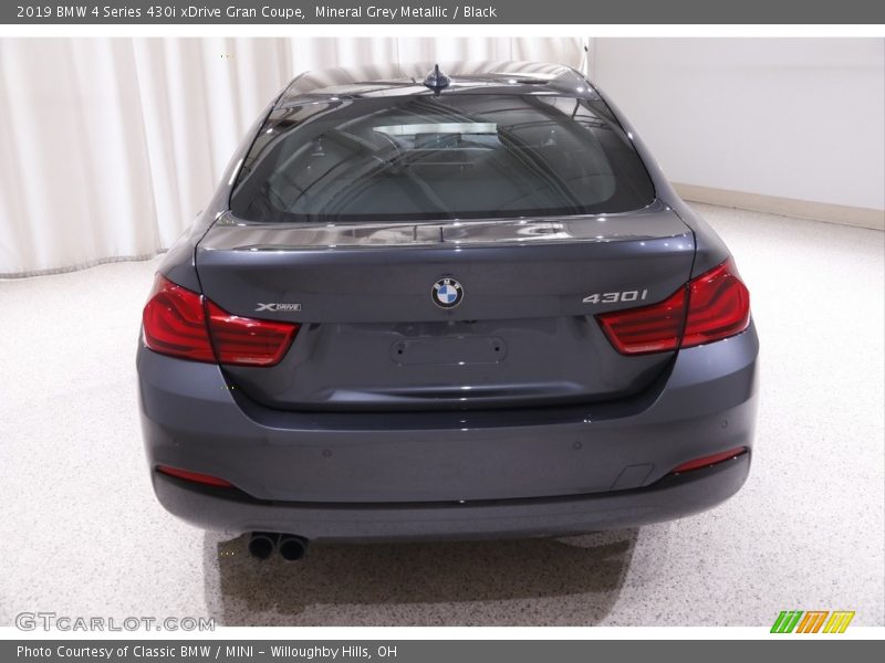 Mineral Grey Metallic / Black 2019 BMW 4 Series 430i xDrive Gran Coupe