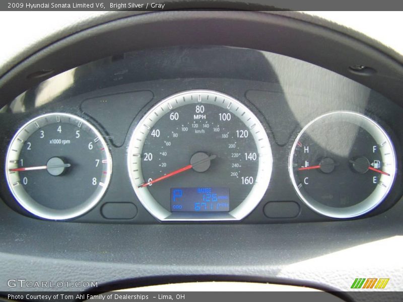 Bright Silver / Gray 2009 Hyundai Sonata Limited V6