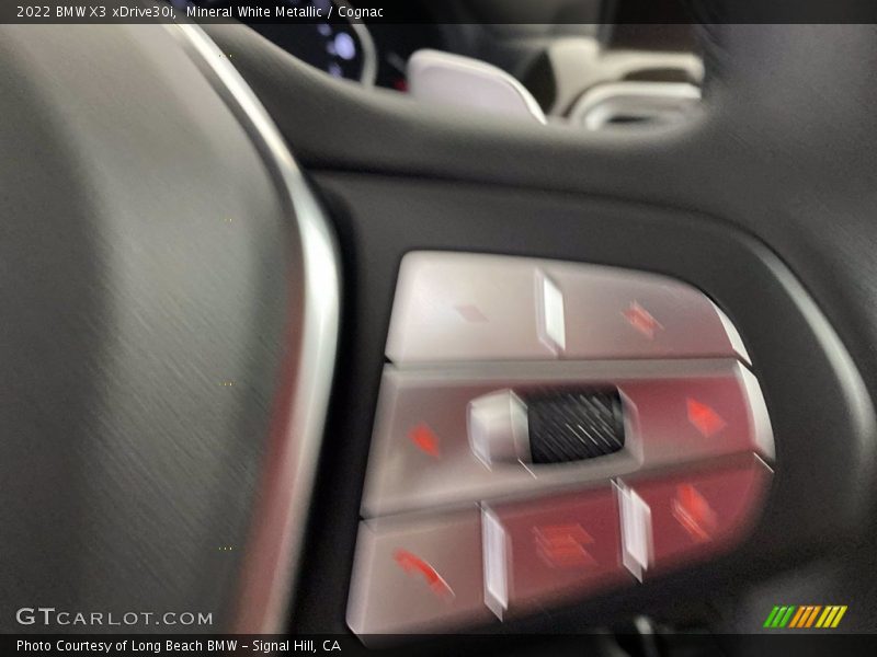 Mineral White Metallic / Cognac 2022 BMW X3 xDrive30i