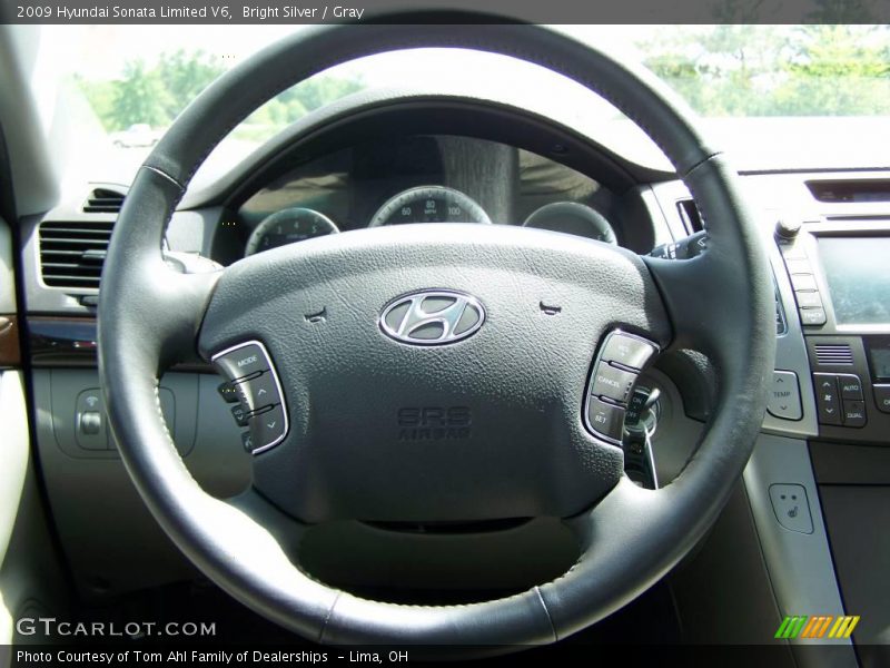 Bright Silver / Gray 2009 Hyundai Sonata Limited V6