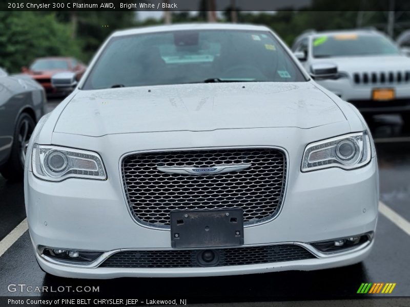 Bright White / Black 2016 Chrysler 300 C Platinum AWD