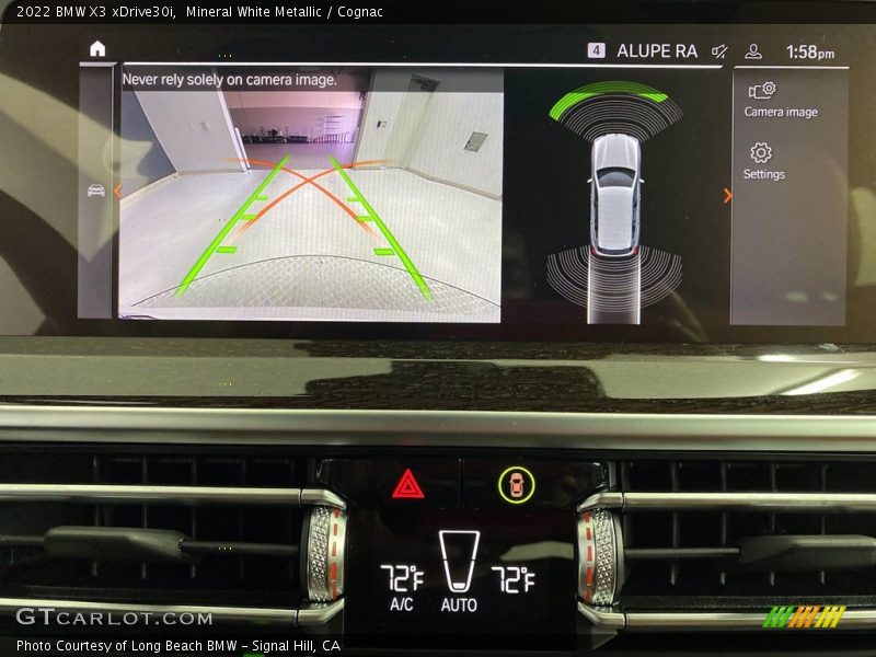 Controls of 2022 X3 xDrive30i