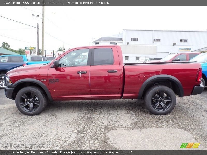 Delmonico Red Pearl / Black 2021 Ram 1500 Classic Quad Cab 4x4