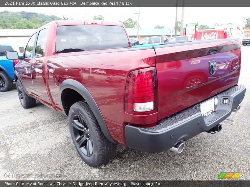 Delmonico Red Pearl / Black 2021 Ram 1500 Classic Quad Cab 4x4