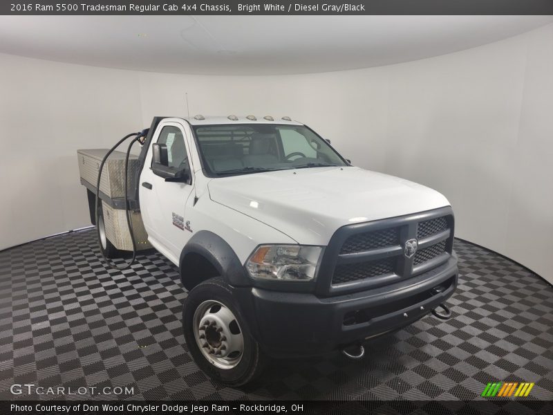 Bright White / Diesel Gray/Black 2016 Ram 5500 Tradesman Regular Cab 4x4 Chassis