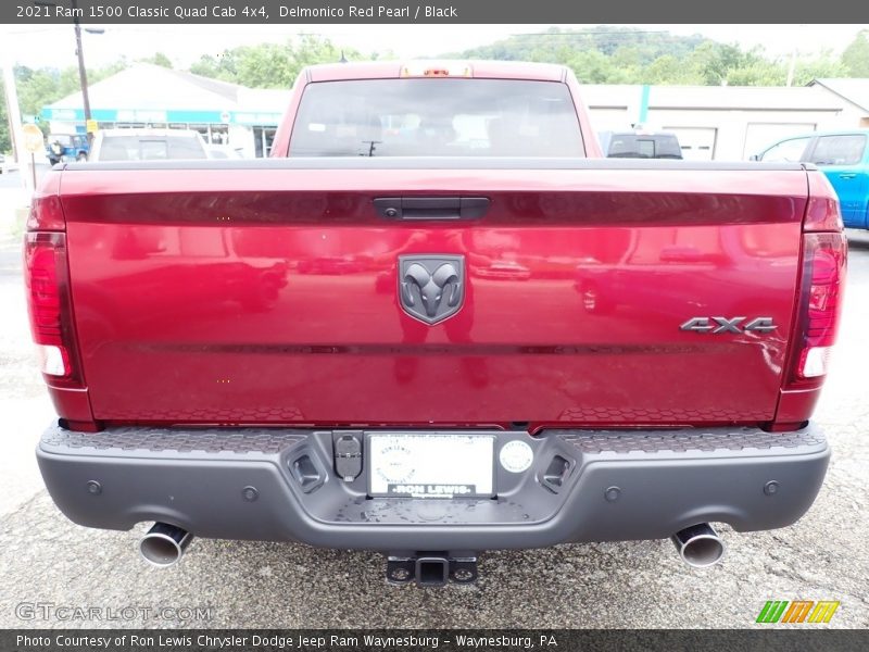 Delmonico Red Pearl / Black 2021 Ram 1500 Classic Quad Cab 4x4