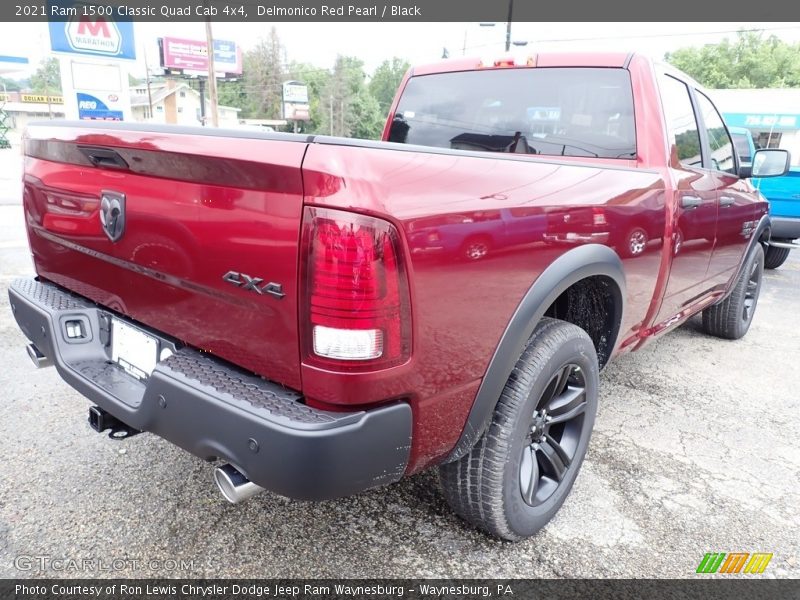 Delmonico Red Pearl / Black 2021 Ram 1500 Classic Quad Cab 4x4