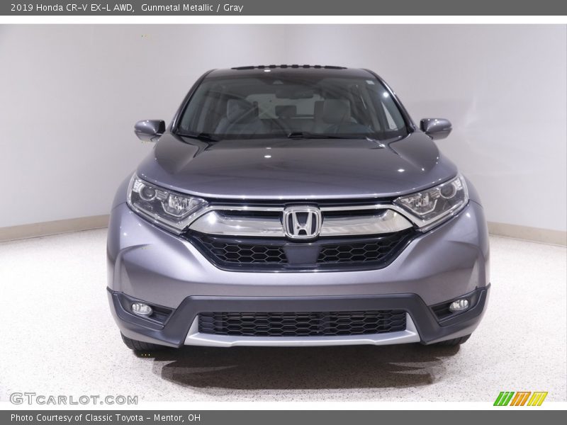 Gunmetal Metallic / Gray 2019 Honda CR-V EX-L AWD