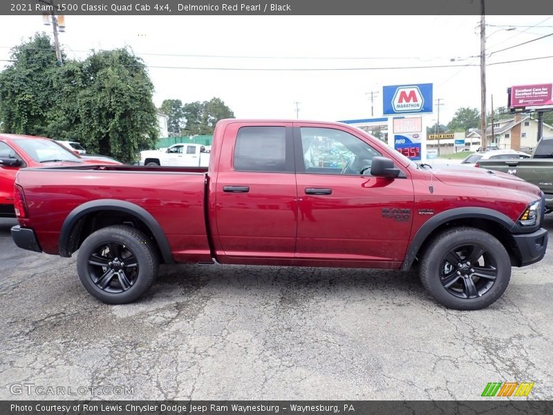 Delmonico Red Pearl / Black 2021 Ram 1500 Classic Quad Cab 4x4
