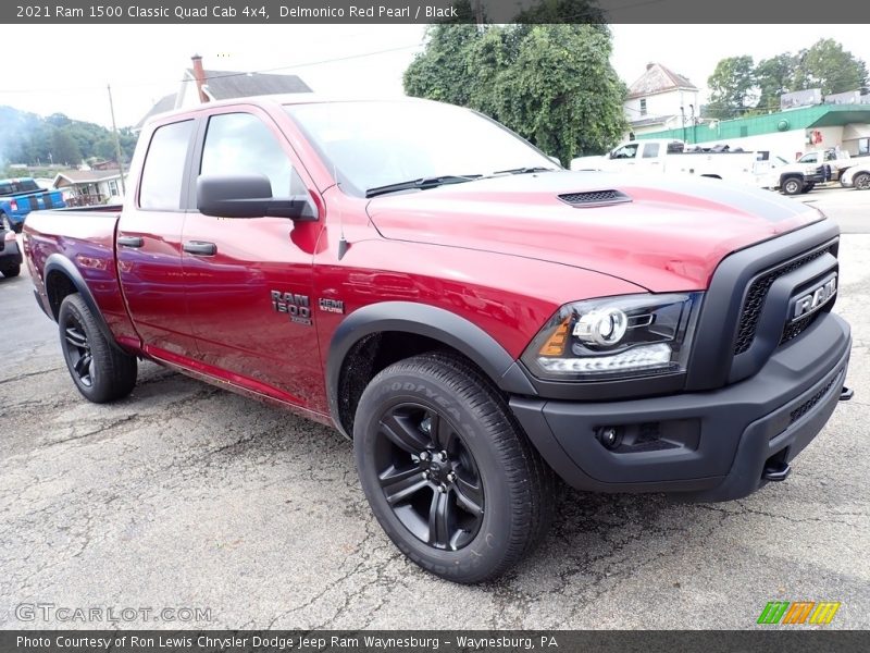 Delmonico Red Pearl / Black 2021 Ram 1500 Classic Quad Cab 4x4
