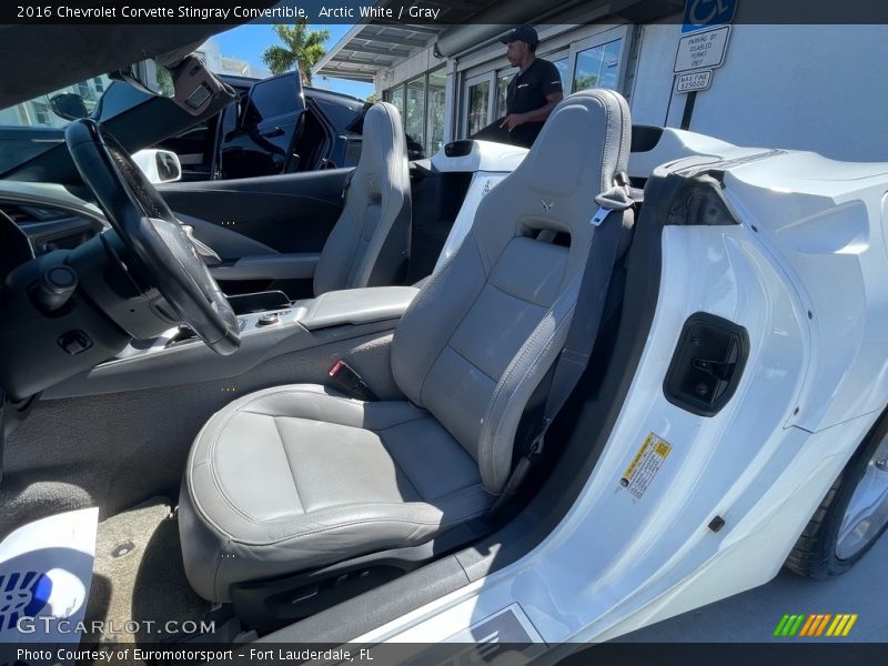 Front Seat of 2016 Corvette Stingray Convertible