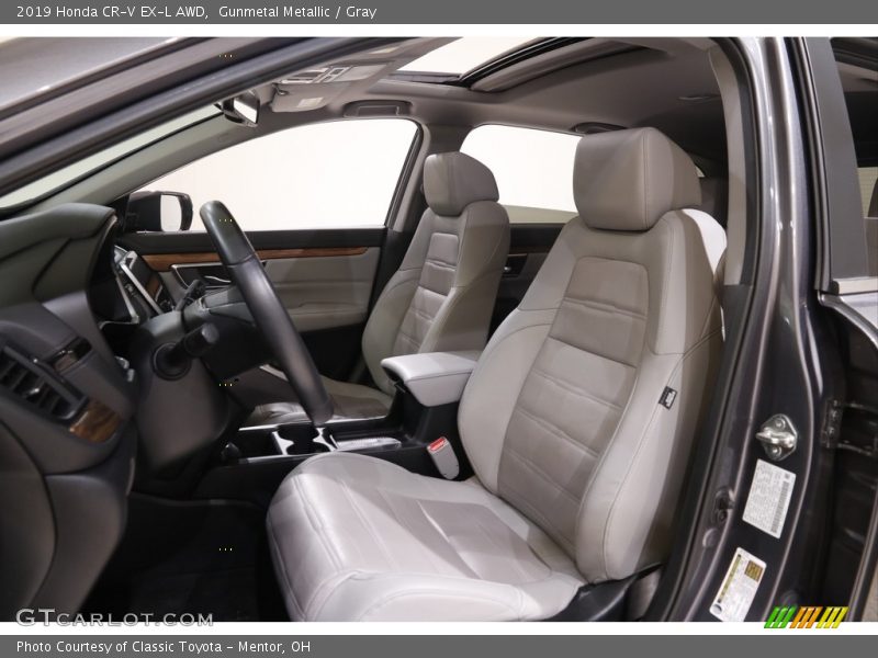 Gunmetal Metallic / Gray 2019 Honda CR-V EX-L AWD