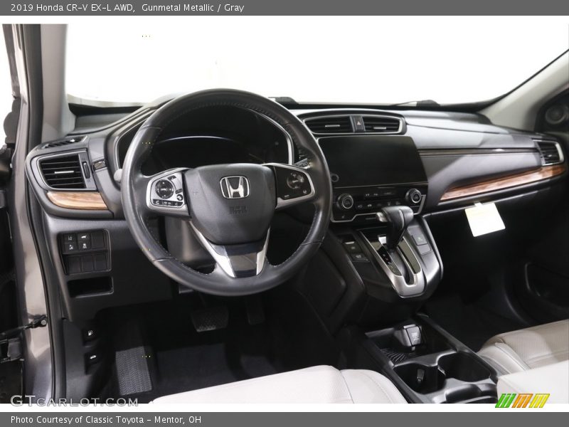 Gunmetal Metallic / Gray 2019 Honda CR-V EX-L AWD