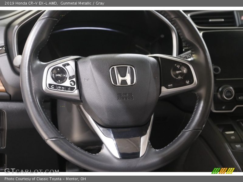 Gunmetal Metallic / Gray 2019 Honda CR-V EX-L AWD