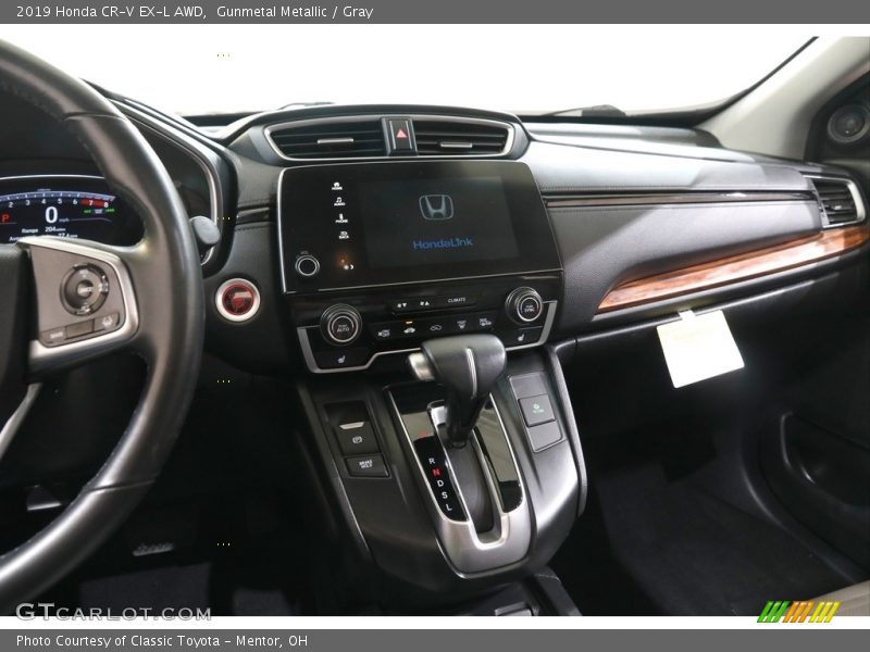 Gunmetal Metallic / Gray 2019 Honda CR-V EX-L AWD