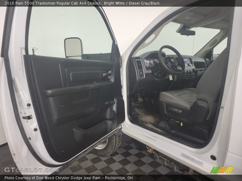 Front Seat of 2016 5500 Tradesman Regular Cab 4x4 Chassis