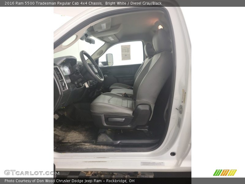 Bright White / Diesel Gray/Black 2016 Ram 5500 Tradesman Regular Cab 4x4 Chassis