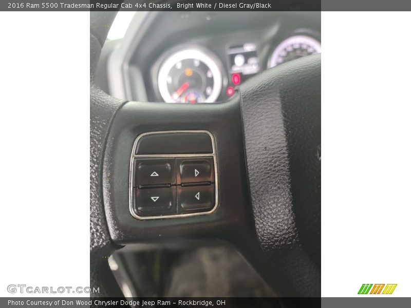  2016 5500 Tradesman Regular Cab 4x4 Chassis Steering Wheel