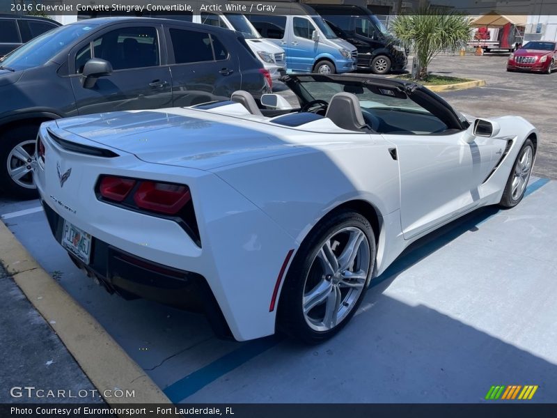 Arctic White / Gray 2016 Chevrolet Corvette Stingray Convertible