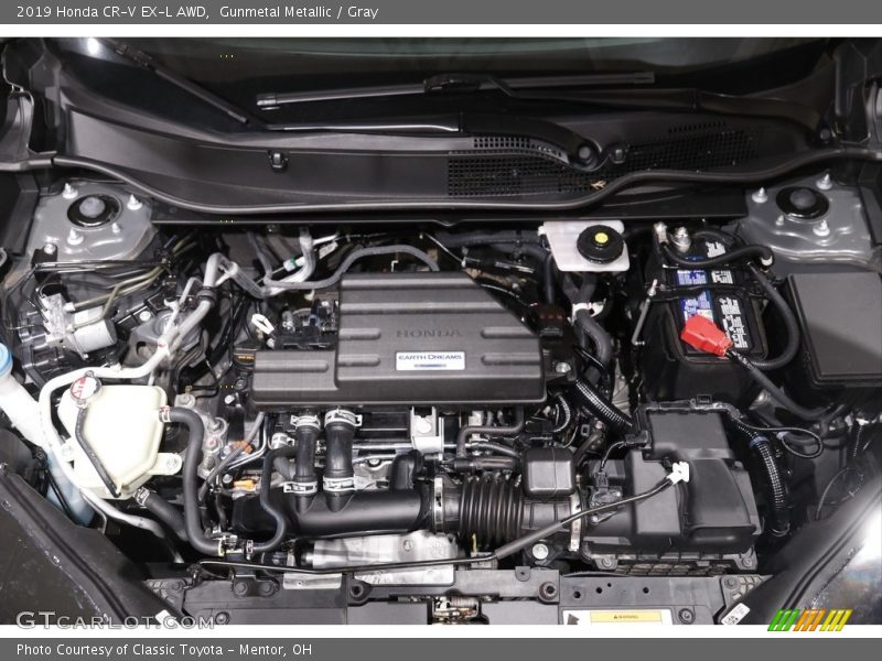 Gunmetal Metallic / Gray 2019 Honda CR-V EX-L AWD